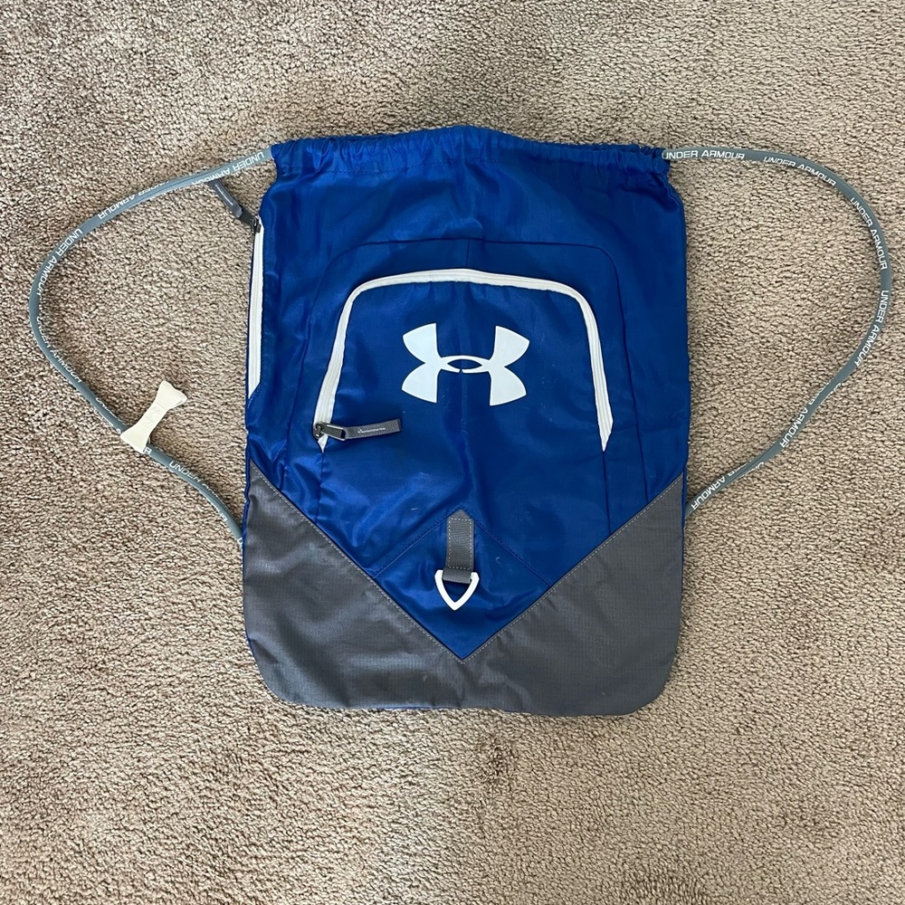 Under Armour Blue and Gray Athletic Backpack